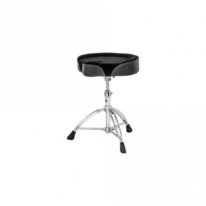 Mapex T765A Drum Stool Saddle Cloth Top Threaded Base