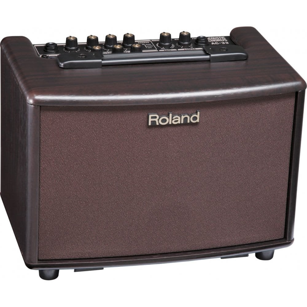 Roland AC 33 Acoustic Guitar Amplifier with Chorus in Rosewood from Ri
