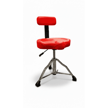 Scorpi SDT2 Back Support Drum Throne Red