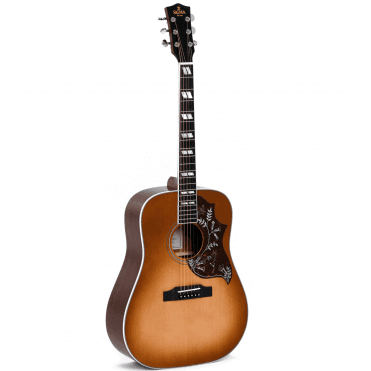 Sigma DMSG5 Electro Acoustic Guitar Heritage Cherry Sunburst