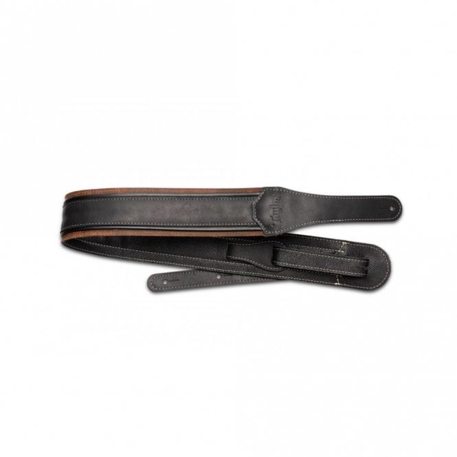 Taylor American Dream Leather Strap, Brown/Black 2.5